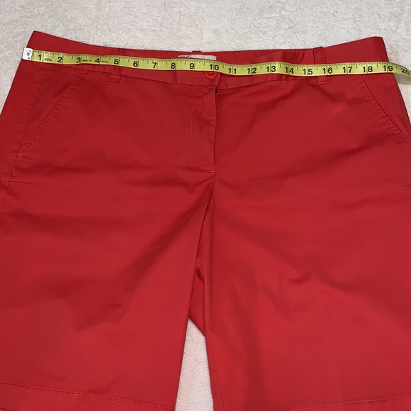 J. Crew Bermuda 9” coral shorts size 14 - Picture 3 of 9